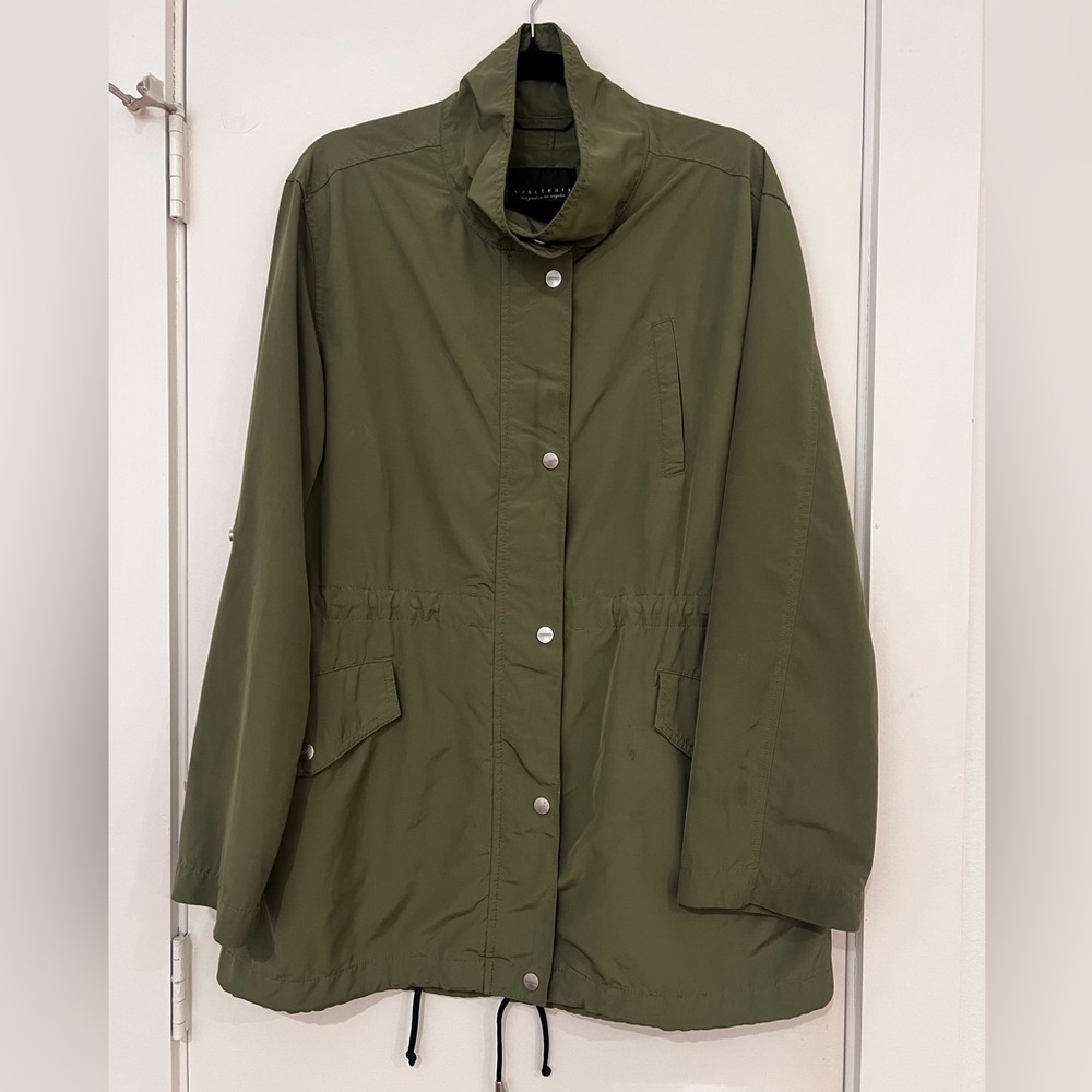 Sanctuary Green Army Jacket with Adjustable Waist